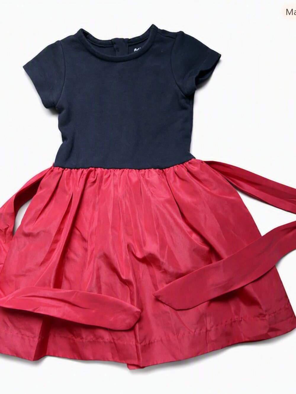 Ralph Lauren Christmas Holiday Kids Outfit Size 12 Months Dress with Bloomers